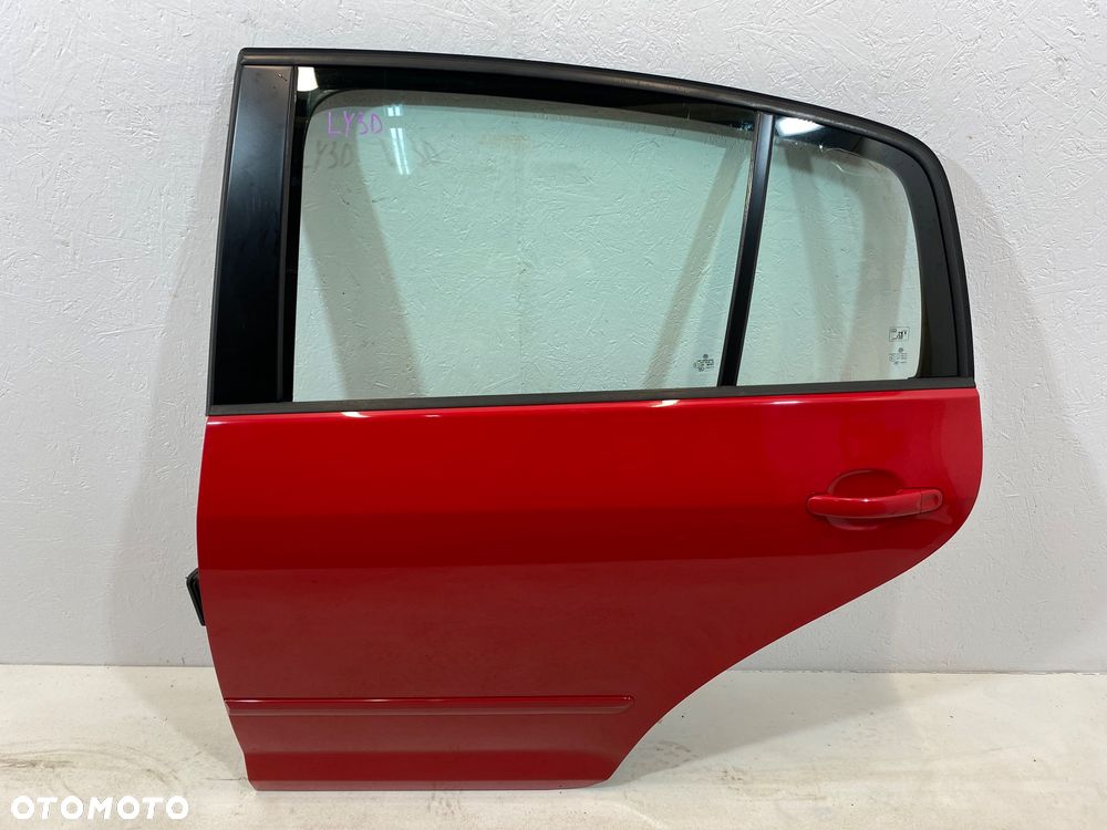 VW GOLF VI PLUS DRZWI LEWE TYŁ LY3D KOMPLETNE STAN BDB - 2