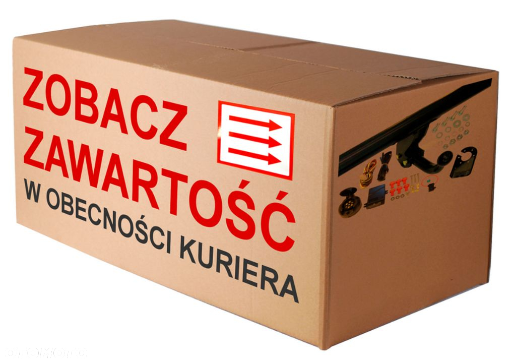 NOWY OCYNKOWANY HAK HOLOWNICZY + WIĄZKA 7 PIN VW VOLKSWAGEN VENTO 1991 do 1998 - 9