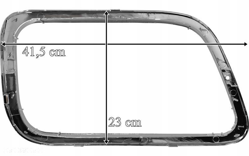 mercedes actros mp3 ramka reflektora lampy lewa 9438260259 - 2