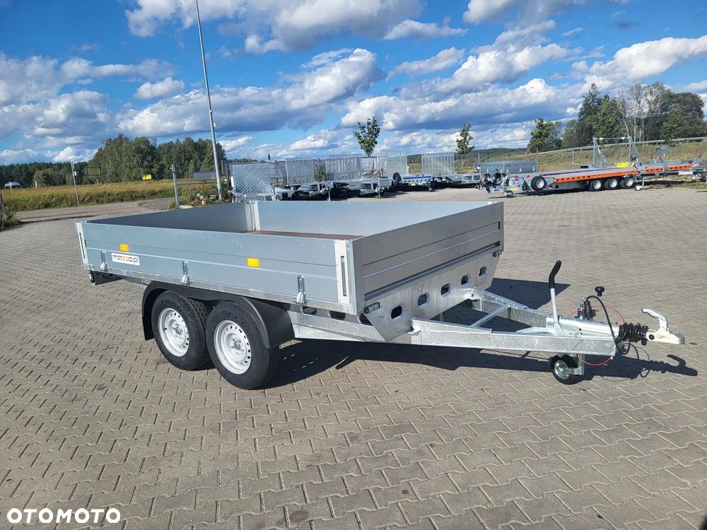 Rydwan DOSTAWA platforma z burtami KOŁA POD SPODEM 300x195, DMC 2700kg, spawana rama - 8