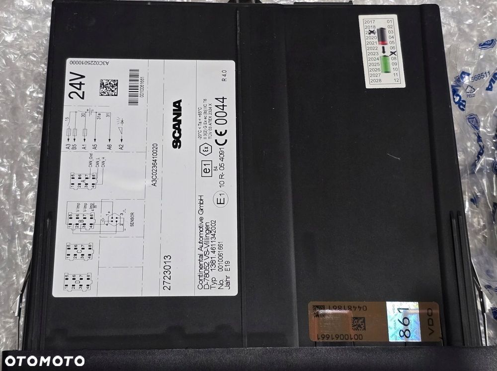 TACHOGRAF SCANIA S R NTG NGS 27230313 - 2