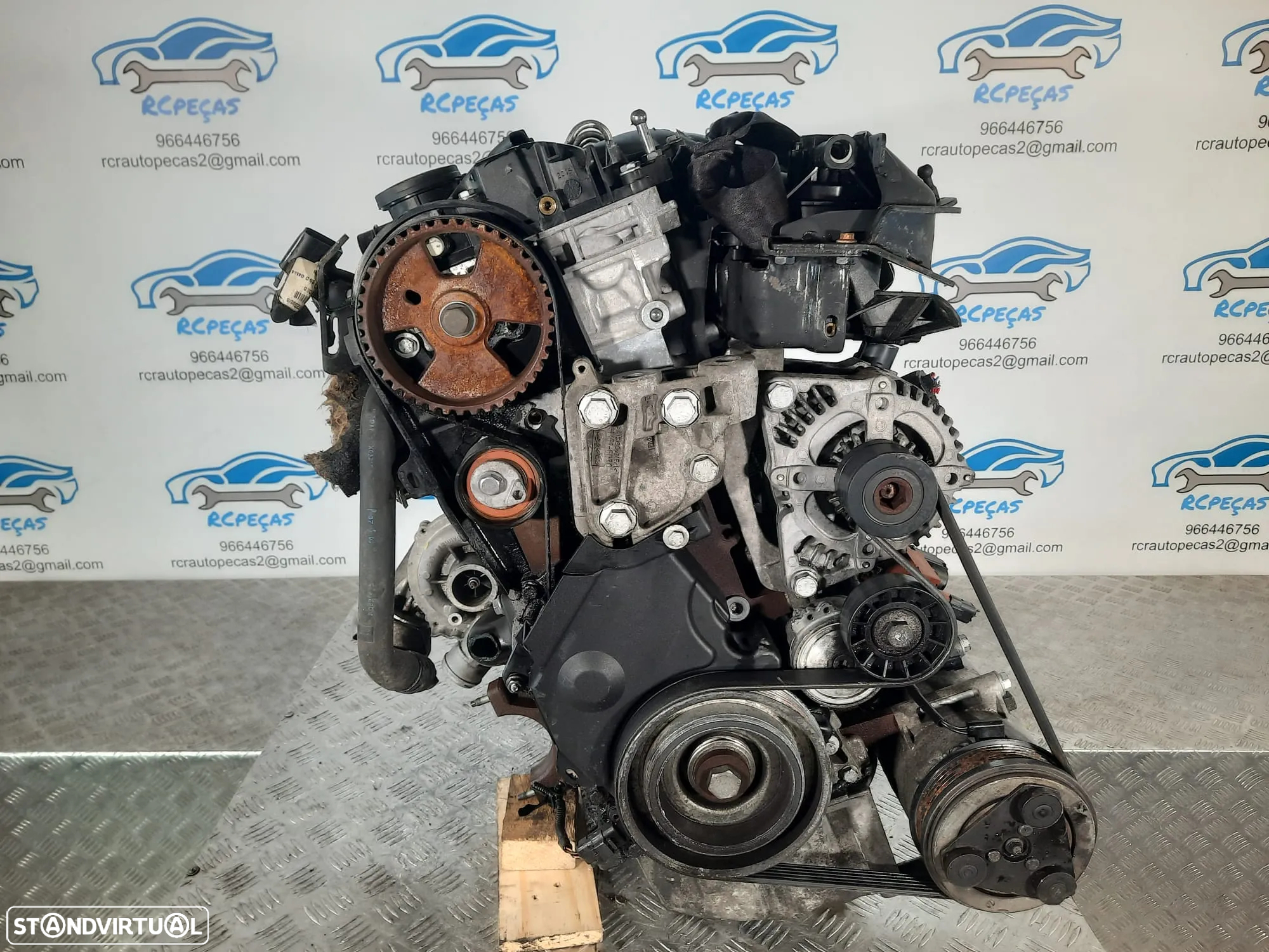 MOTOR COMPLETO 2.0 TDCI 16V 136CV G6DG FORD KUGA CMAX C-MAX FOCUS MOTOR ARRANQUE ALTERNADOR BIMASSA COMPRESSOR EMBRAIAGEM BOMBA DIRECAO INJETORES - 4