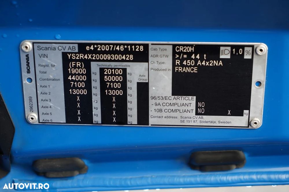 Scania R 450 / SISTEM HIDRAULIC / RETARDER / I-PARK COOL / JANTE DIN ALIAJ / - 38
