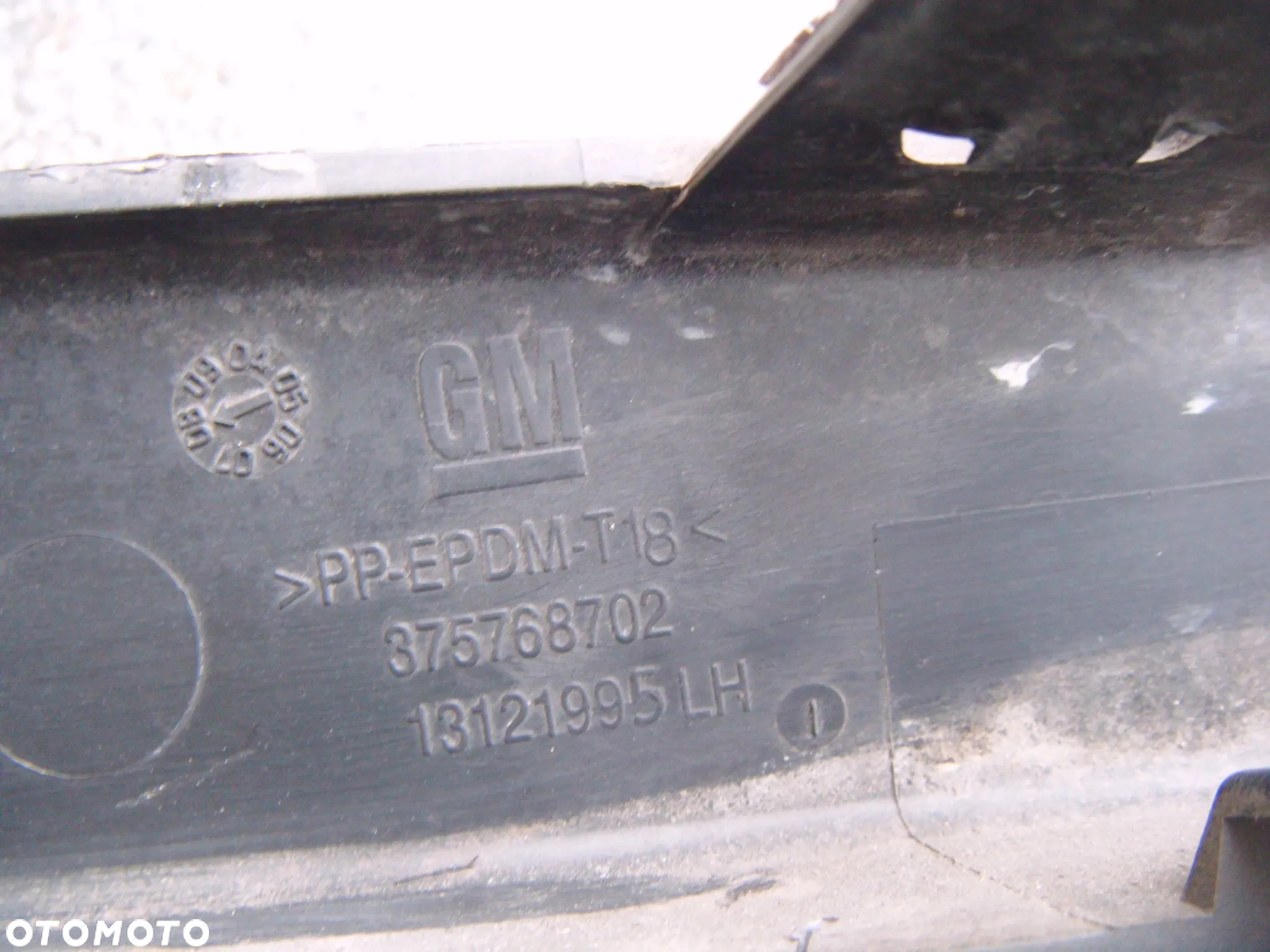 opel astra h listwa zderzaka lewy przód z20r 13121995 - 2