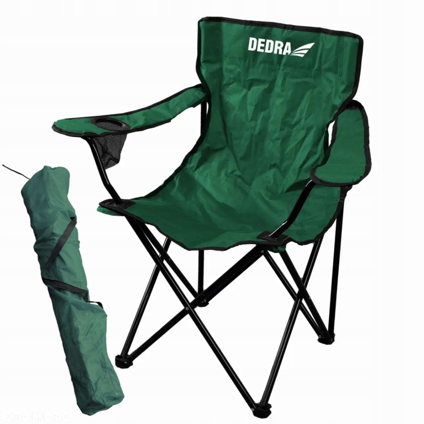 DEDRA LEKKIE KRZESŁO CAMPINGOWE SKŁADANE OXFORD 600D 50x50x80 CM N1025 - 1