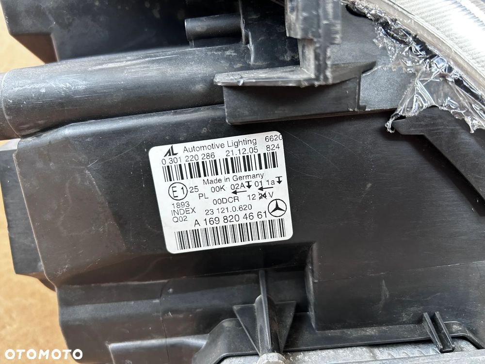 MERCEDES B KLASA A169 W245 REFLEKTOR PRAWY PRZÓD LAMPA PRAWA PRZEDNIA BI XENON A1698204661 - 4