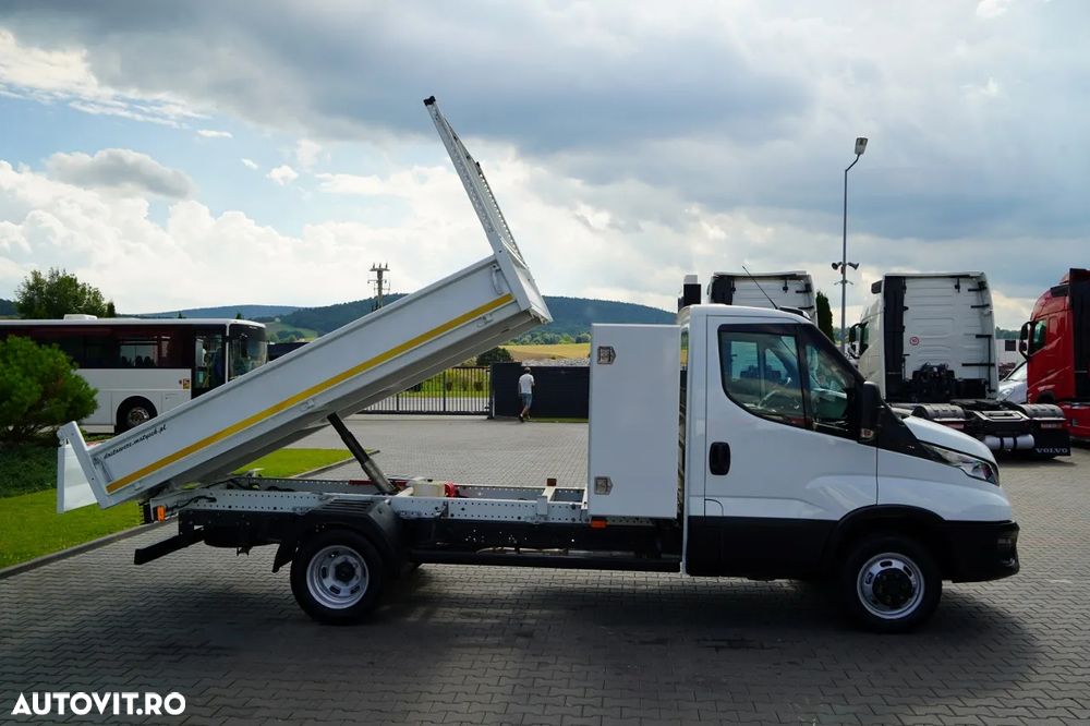 Iveco DAILY 35-160 / BASCULATOR SPATE / OȚEL / 3 LOCURI / DOUĂ / MANUAL / IMPORTAT / EURO 6 - 7