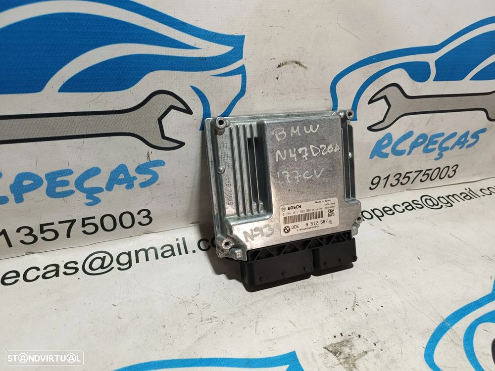 CENTRALINA ECU MOTOR BMW E90 16V 177CV N47D20A 80966762 0281016925 DDE851059201 DDE8510592 8510592 030420980 SERIE 3 E90 E91 SERIE 1 E87 E81 118D X1 E84 18D N47D20A - 7