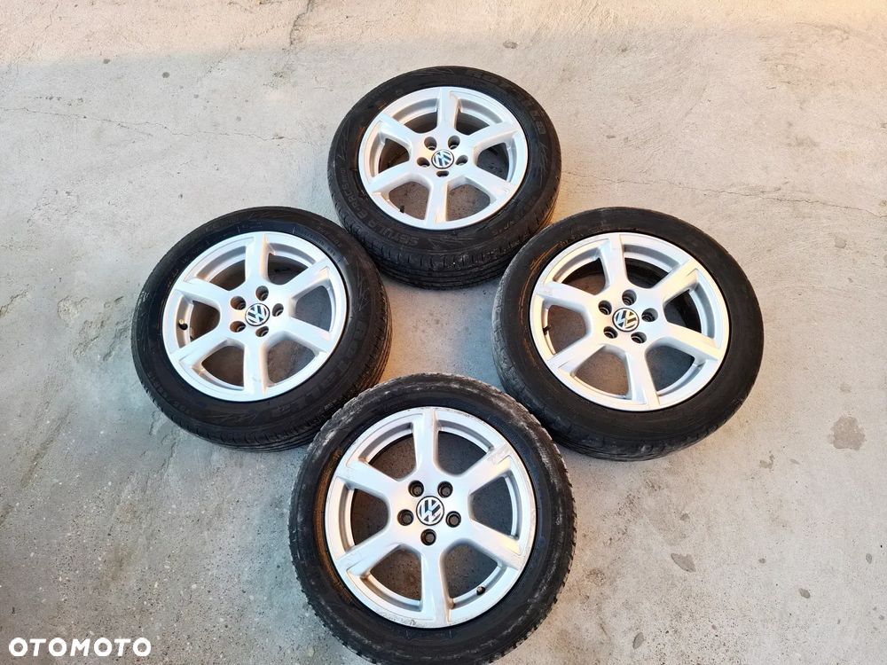 Felgi Aluminiowe Opony Letnie Komplet R15 5x110 Borbet VW Volkswagen - 1