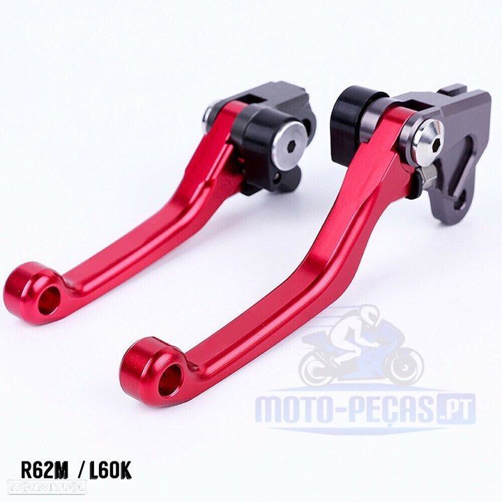 Manetes para suzuki RM85 2005-2016 e RM125/250 2004-2008 manetes curtas inquebraveis travao e embraiagem - 1