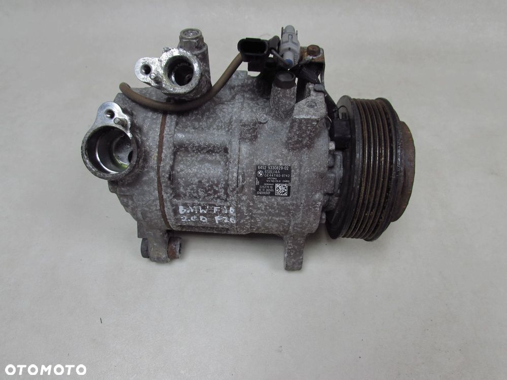 BMW F10 F11 F20 F30 E90 2.0 D N47 SPREZARKA KOMPRESOR KLIMATYZACI 9330829-02 447160-8742 - 1