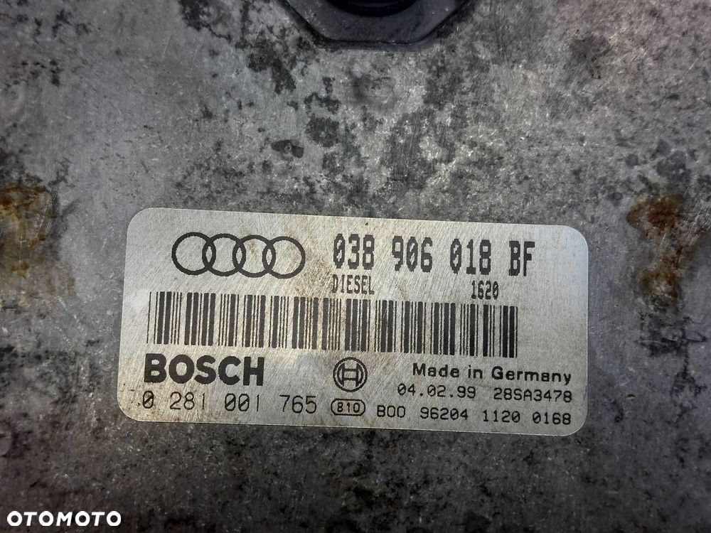 ZESTAW STARTOWY AUDI A4 B5 1.9 TDI 038906018BF 4B0905851C 8D0919861F - 2