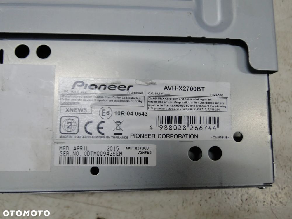 DUCATO BOXER JUMPER III 3 RADIO PIONEER - 6