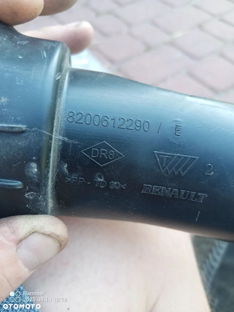 KANGOO II CITAN dolot rura filtra powietrza - 3