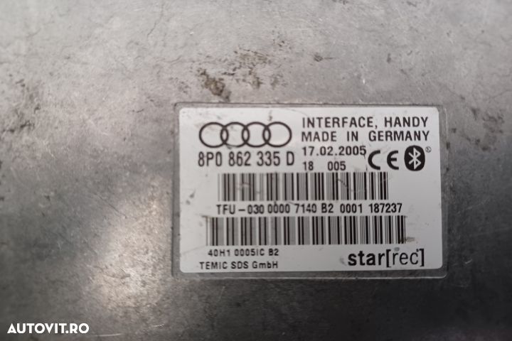 Modul Bluetooth 8P0862335D 8P0862335D Audi A4 B7 [2004 - 2008] Avant - 4