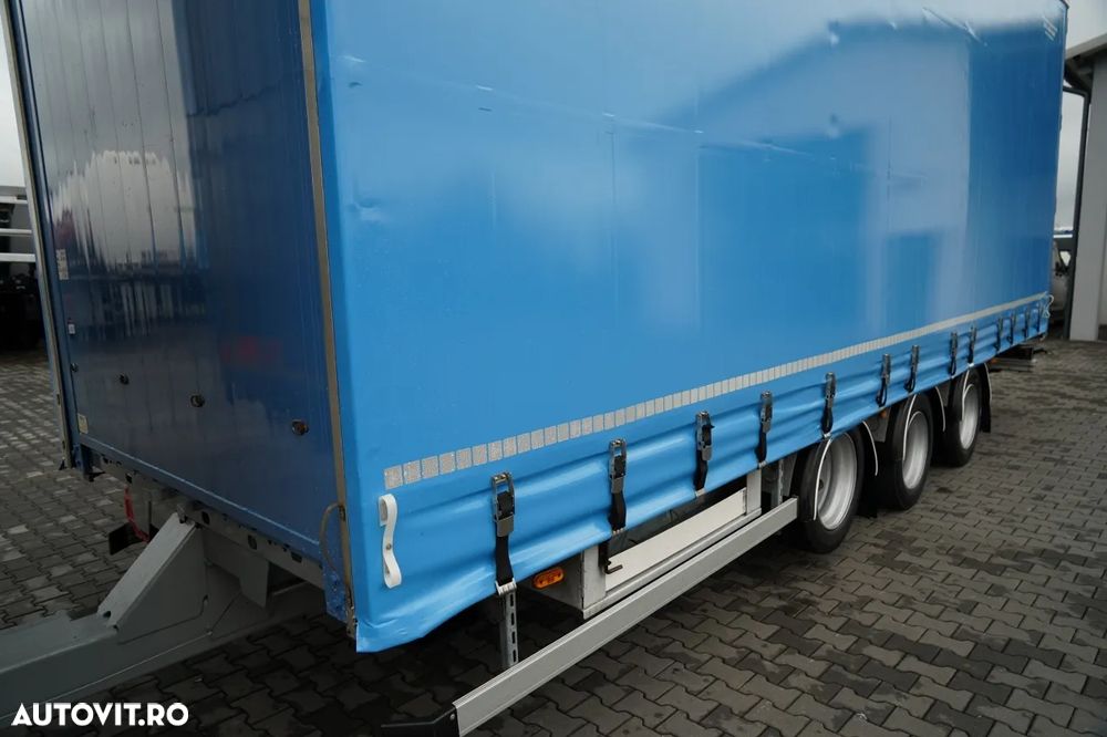 Volvo FH 460 / ANSAMBLU TANDEM / 120 m³ / ÎNCĂRCARE PRIN TRECERE (DRIVE-THROUGH) / PRELATĂ CULISANTĂ / 7,3 m + 8,2 m / CLIMATIZARE STAȚIONARĂ / I-SHIFT / PODEA REZISTENTĂ (HEAVY-DUTY) / - 12