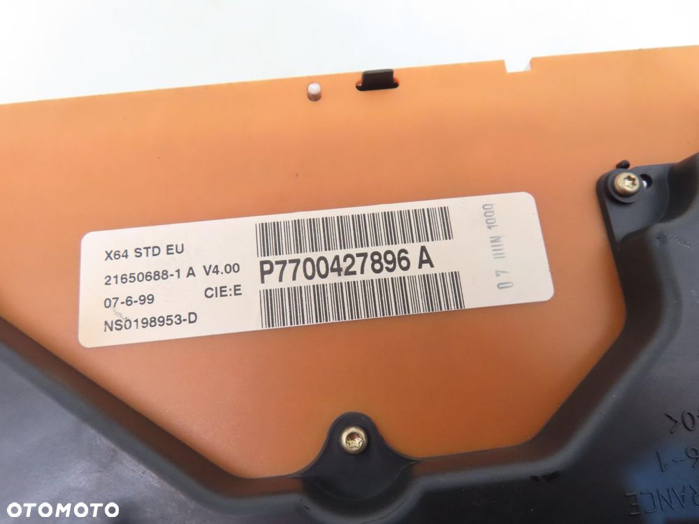 LICZNIK RENAULT MEGANE Scenic I 1.9 dTi P7700427896A - 4