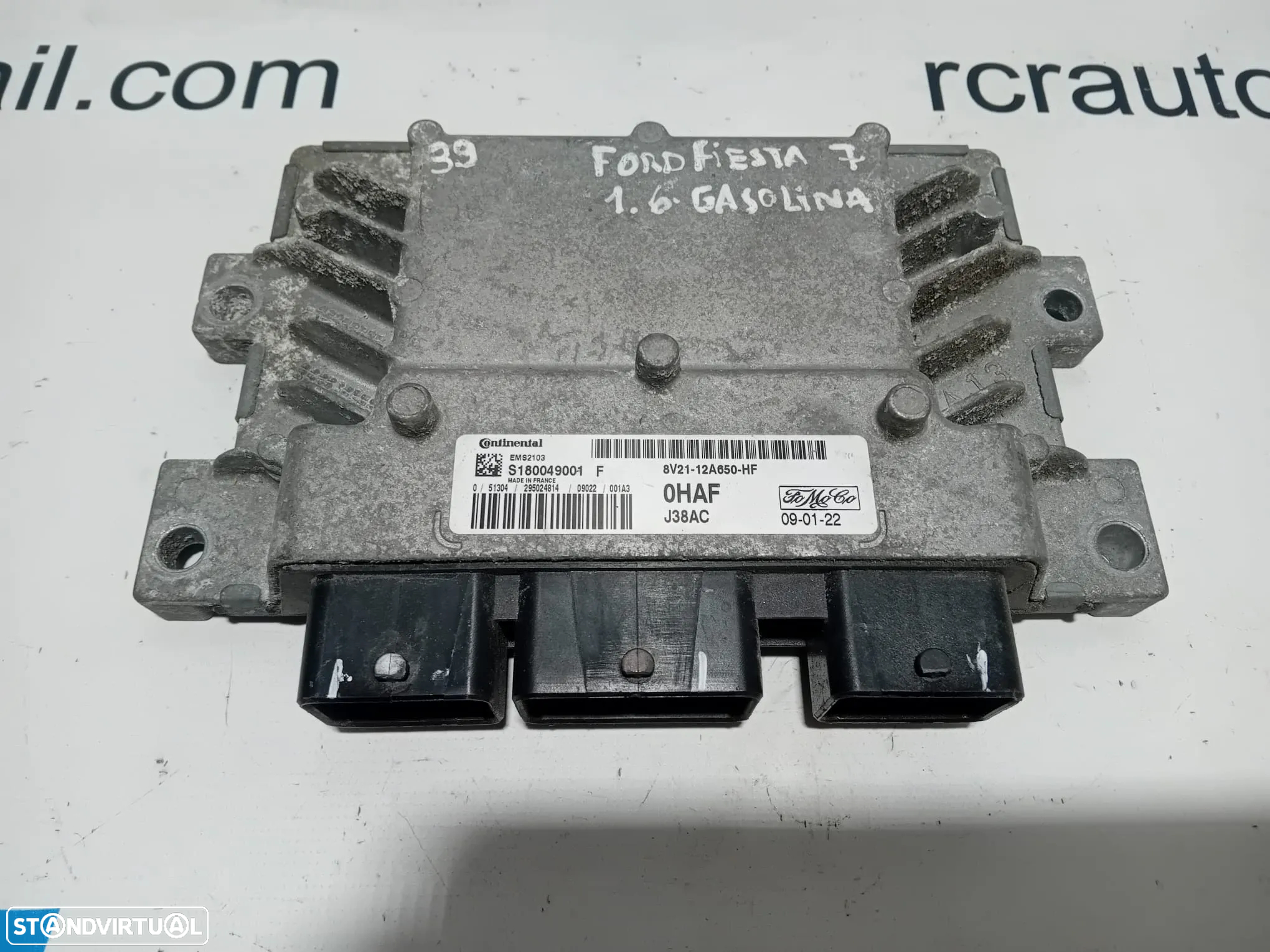 Centralina Continental Original Ford HWDA 8V21-12A650-HF S180049001 - 6