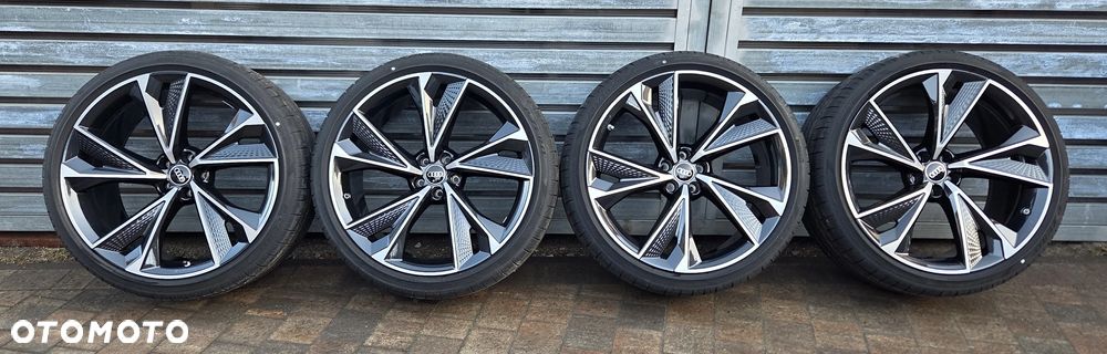OE Audi RS6 RS7 C8 4K Koła felgi 22" z oponami Pirelli 285/30 R22 kute jak nowe - 2