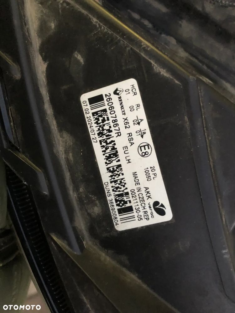 REFLEKTOR RENAULT MASTER III 10> LE 2020 OR 260607867R - 8