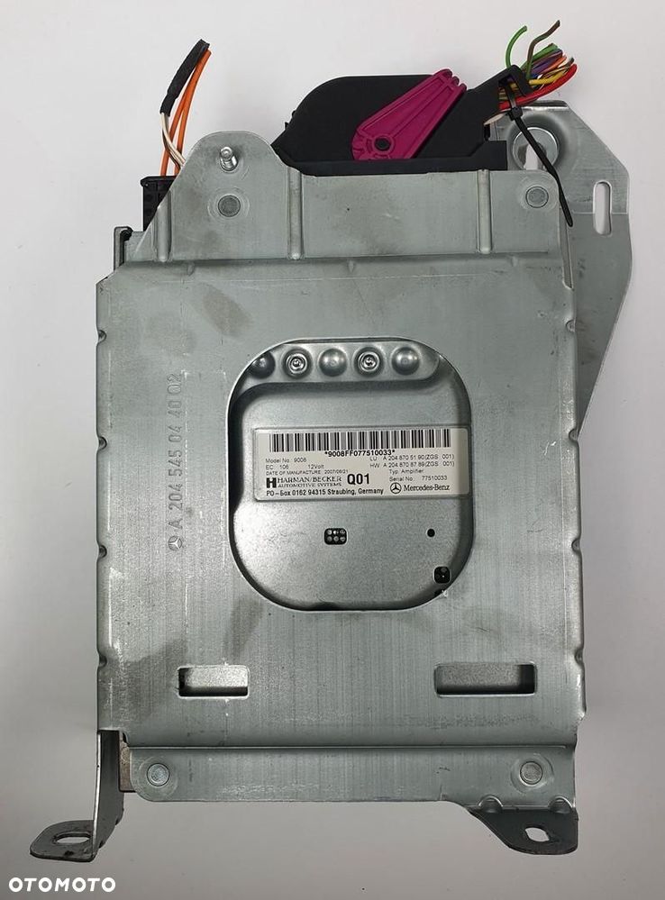 WZMACNIACZ HARMAN BECKER MERCEDES W204 A2048705190 - 3