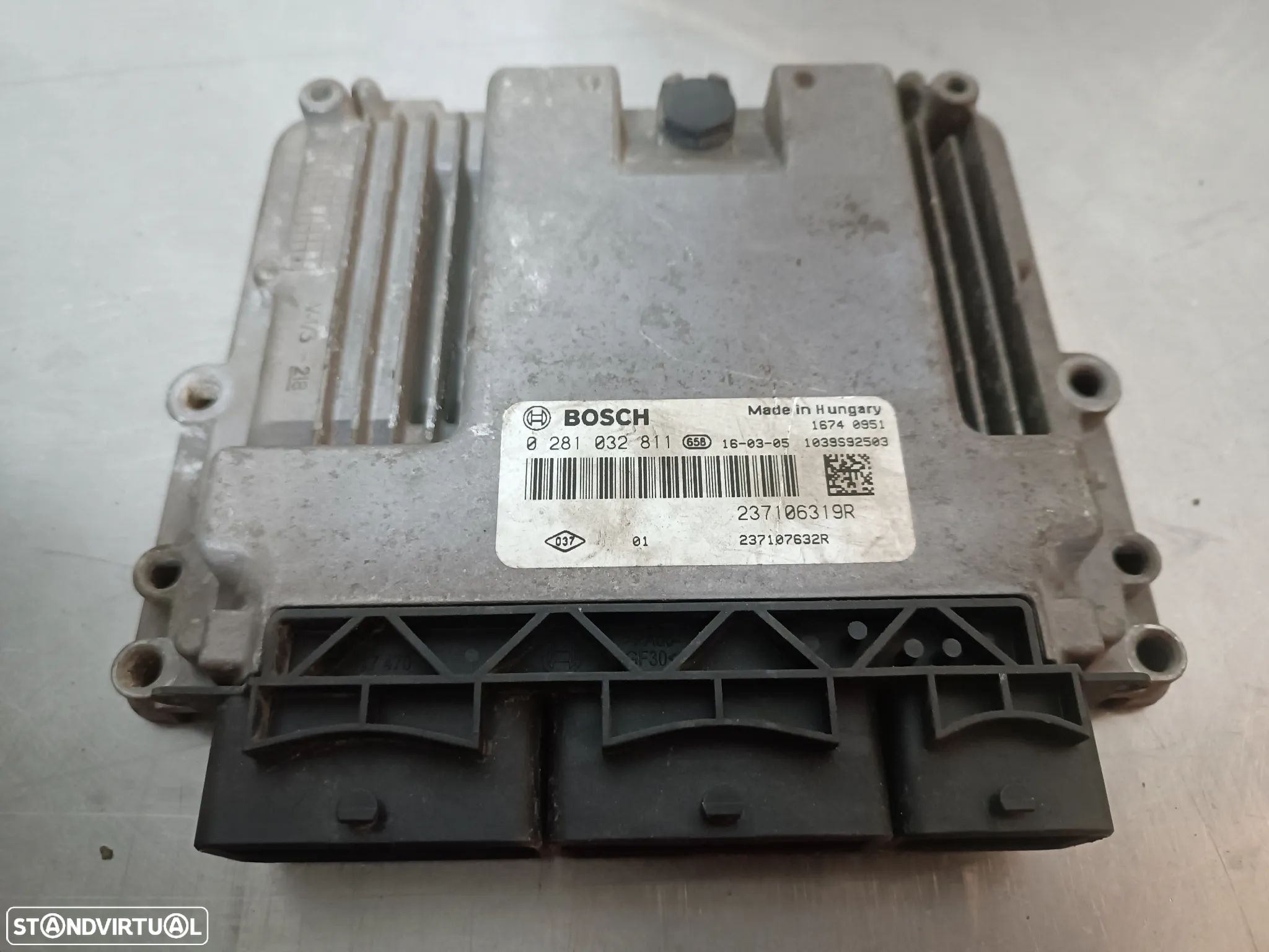 CENTRALINA DO MOTOR RENAULT CLIO IV / CAPTUR / DACIA SANDERO 0281032811 237106319R 237107632R - 1