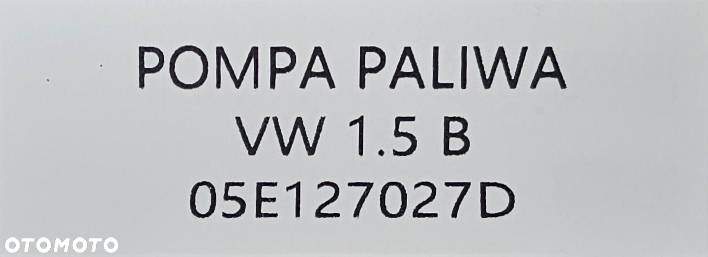 ORG POMPA PALIWA VOLKSWAGEN / SEAT / CUPRA / SKODA / AUDI - 05E127027D - 4