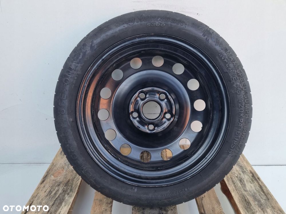KOŁO DOJAZDOWE Audi Seat Vw Golf VI _ dojazdówka 125/70 R16 1K0601027AL 5x - 9
