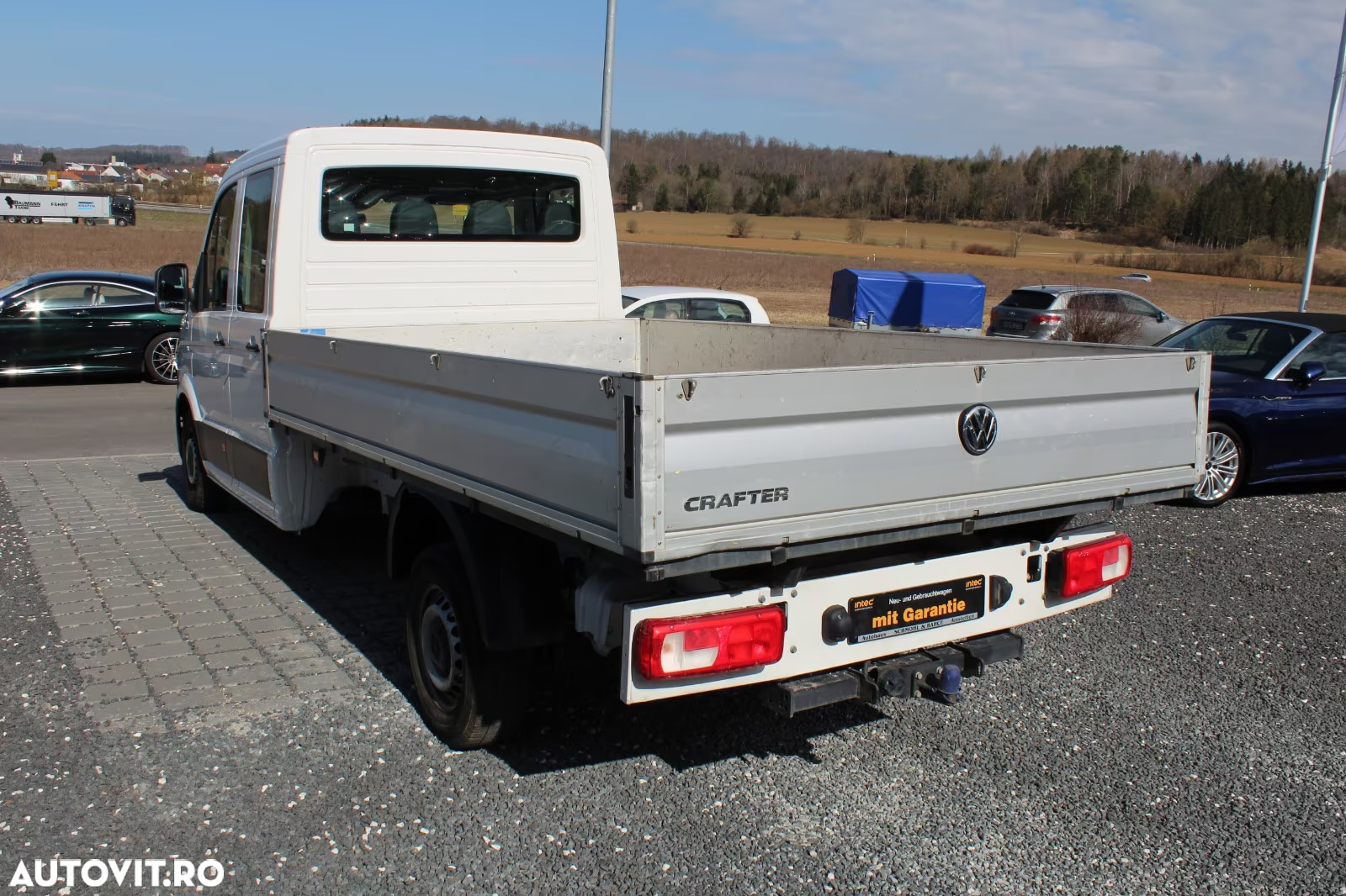 Volkswagen Crafter VW 35 CD L4 Dokka DoubleCab Platforma Autoutilitara Bena Aluminiu pick-up 2018 200.000km Unic Proprietar de noua reprezentanța VW NU Mercedes Sprinter - 2