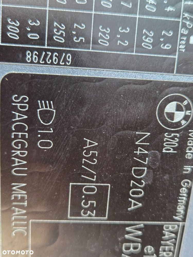 DRZWI PRAWE TYLNE BMW E61 SPACEGRAU A52/7 - 5