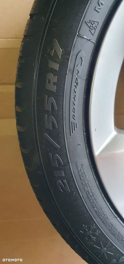Alufelgi z oponami alusy felgi aluminiowe 4X108 R17 7.5J ET29 215/55 R17 Peugeot 3008 9684883880 - 12
