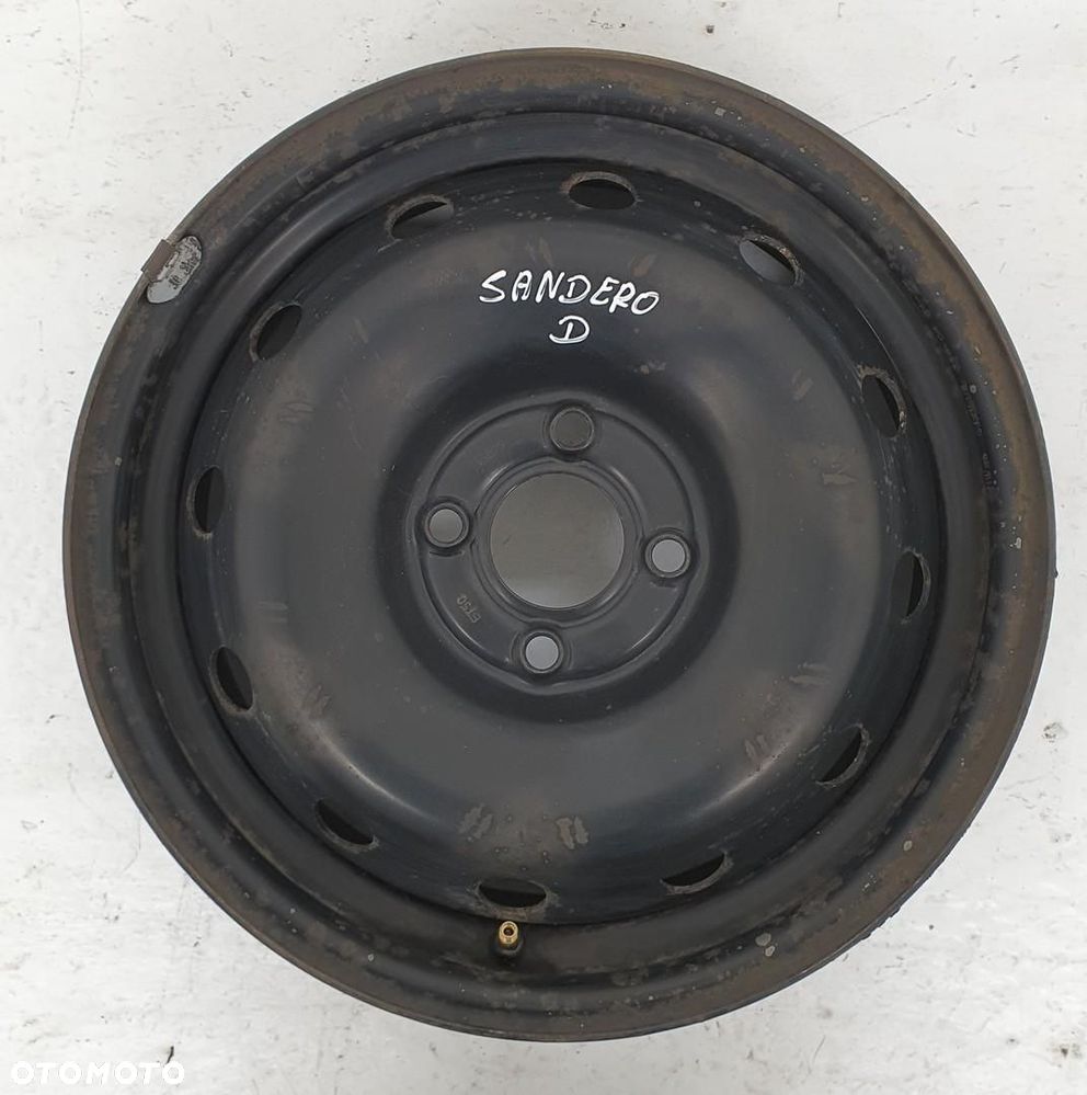 FELGA STALOWA 15 6J ET50 4X100 DACIA SANDERO II 6001549385 1SZT - 1