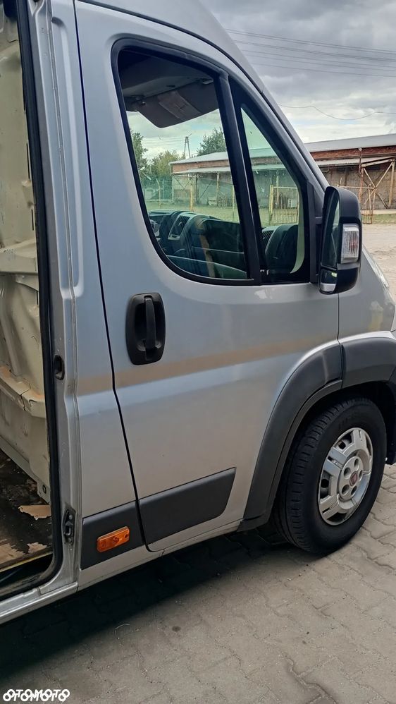 F.V Drzwi PRAWE PRZEDNIE LEWE SREBRNY METALIK uzbrojone KOMPLETNE  PEUGEOT BOXER FIAT DUCATO CITROEN JUMPER Drzwi gotowe do założenia MONTAŻ - 1