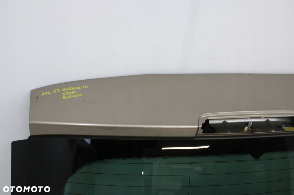 RENAULT GRAND SCENIC III 09R- KLAPA BAGAŻNIKA TYŁ TYLNA TEHNP - 2