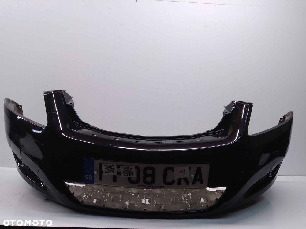 } ZDERZAK PRZÓD PRZEDNI OPEL ZAFIRA B II 2 LIFT FL Z20R CZARNY HALOGENY