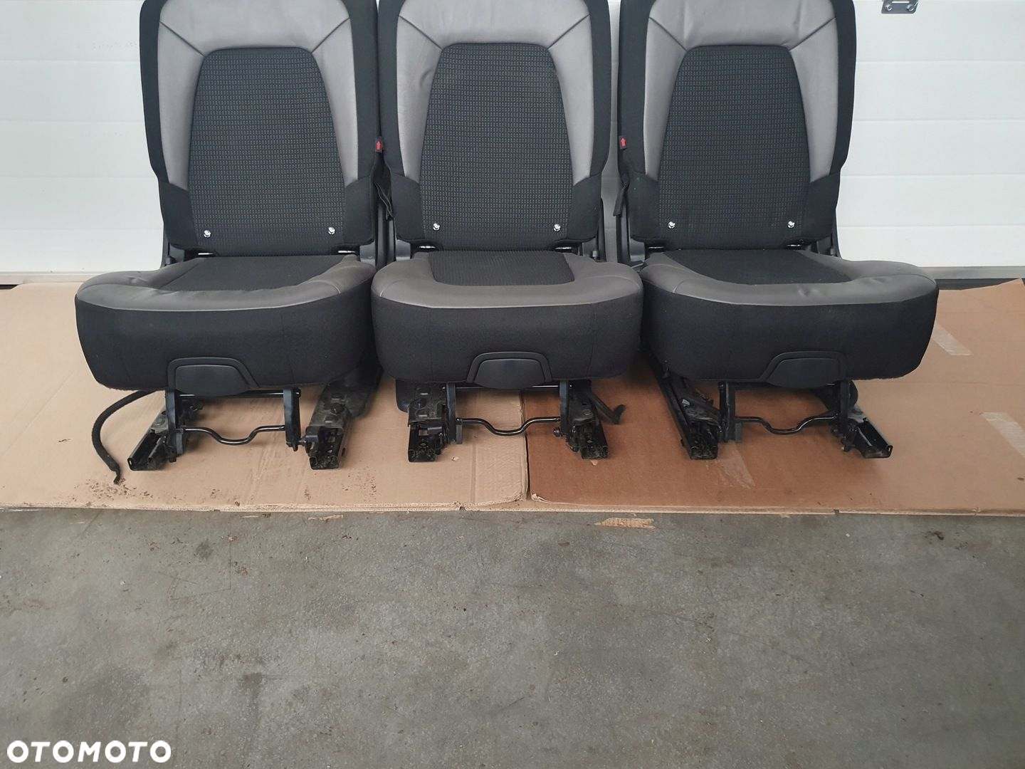 FOTEL TYŁ II RZĄD CITROEN C4 PICASSO II SPACETOURER PÓŁSKÓRA - 7