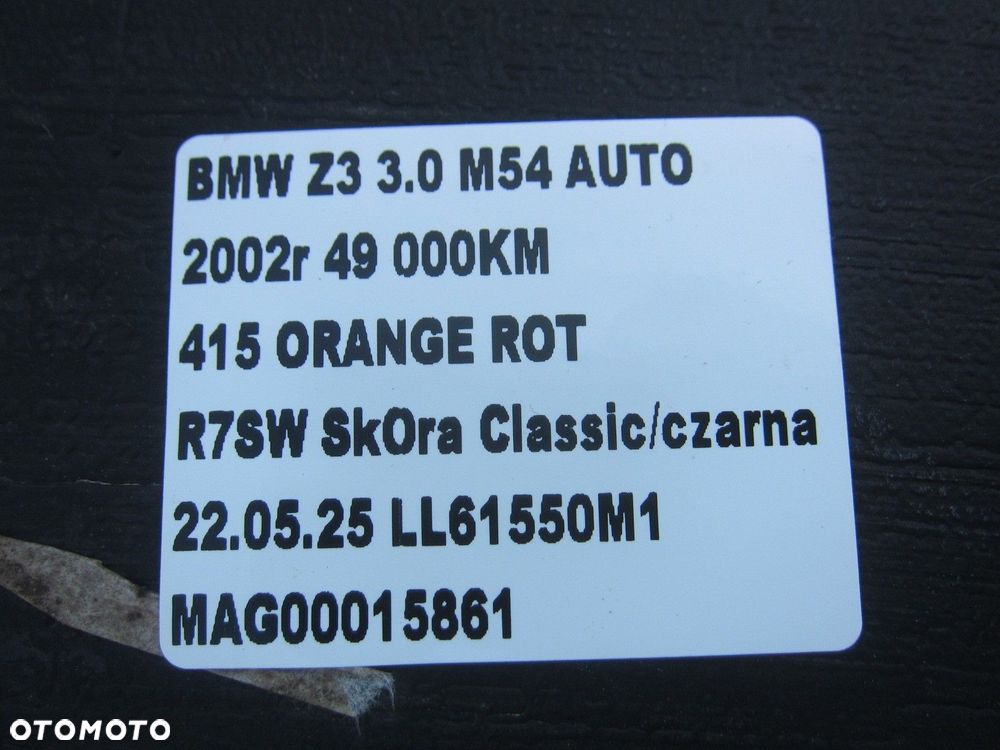 BMW Z3 E36 USA M54B30 3.0 ZBIORNIK BAK POMPKA PALIWA 16116751581 6751581 - 12