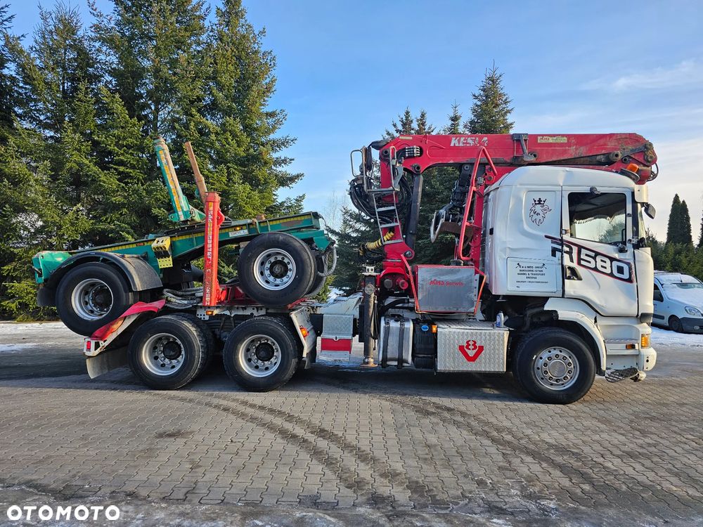 Scania R580 6x4 V8 + KESLA + WÓZEK DOLL CAŁY ZESTAW - 3