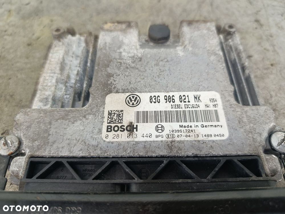 KOMPUTER, STEROWNIK VW PASSAT B6 03G906021NK 0281013440  BOSCH 2.0 TDI - 4