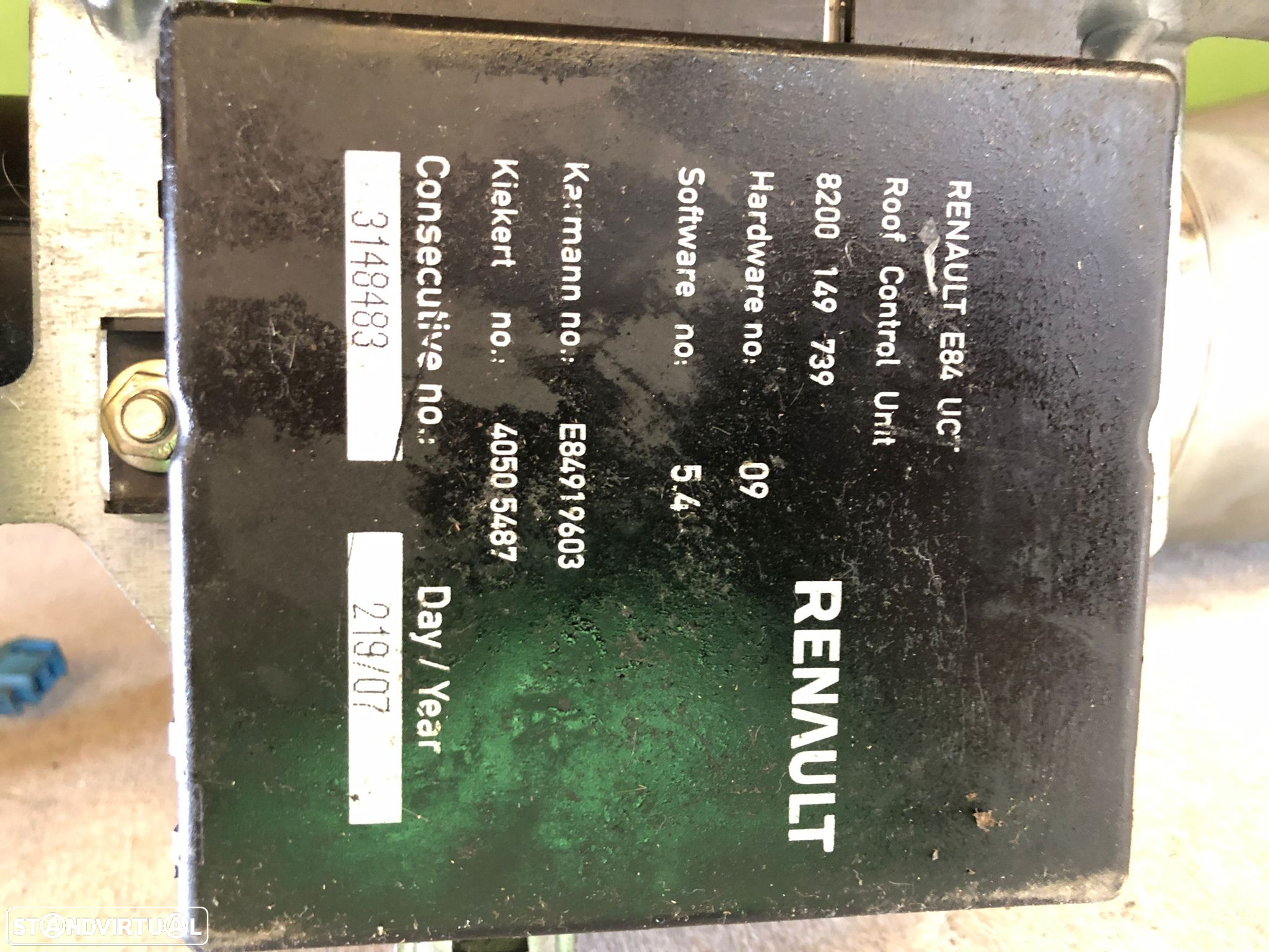 RENAULT MEGANE II CABRIO / CABRIOLET MOTOR CAPOTA - Z274 - 5