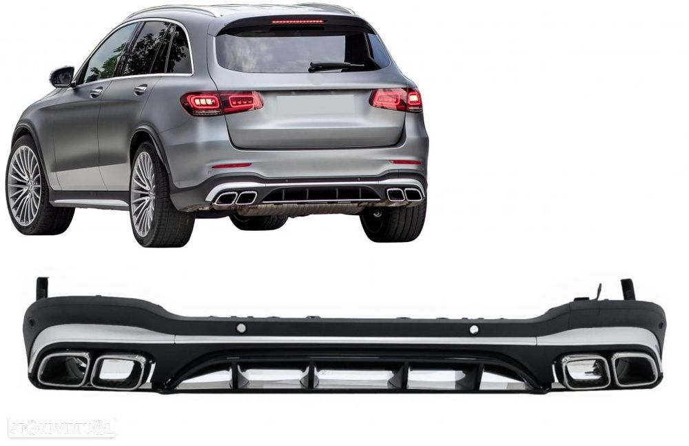 Difusor com Ponteiras Mercedes GLC SUV X253 (2020 em diante) - 7