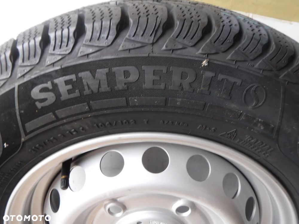 opona semperit van grip 3 104/102t koło nowe felga stalowa r15 5x160 6.5j bk21-1007-aa 215/65 r15C - 6