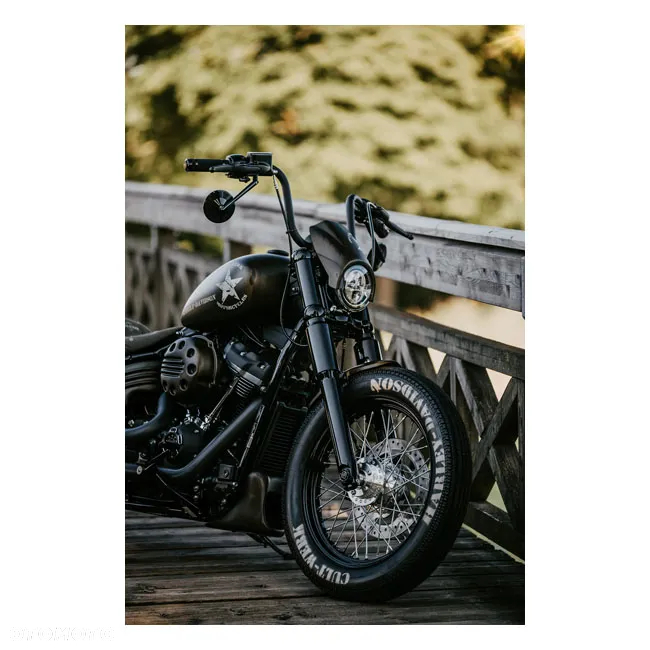 Osłona lampy custom Harley maska reflektora Softail 18-20 - 4