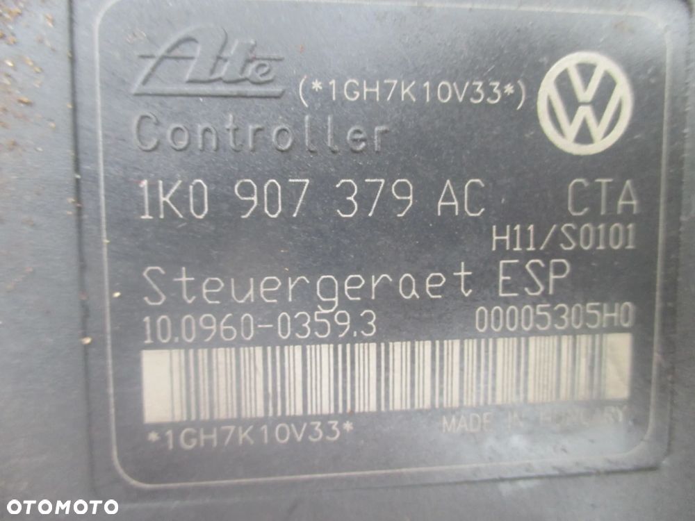 pompa ABS VW Touran Golf Skoda Altea 1K0614517AE 1K0907379AC - 3