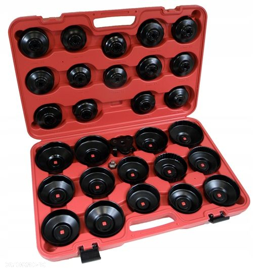 KLUCZE NASADOWE DO FILTRÓW OLEJU NASADKI ZESTAW 30 KLUCZ 65-120mm S10491 - 2
