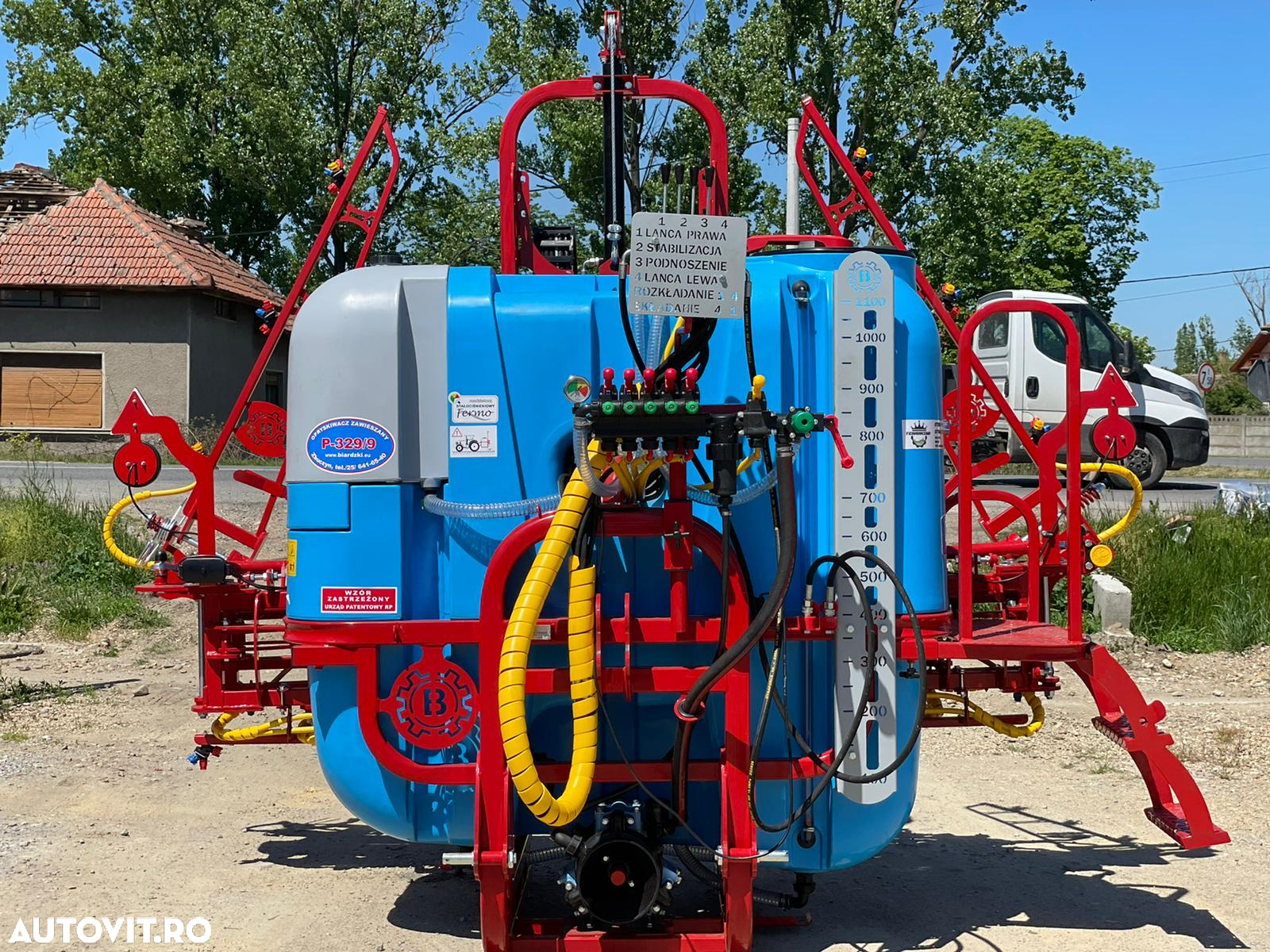 Terraking Instalatie de erbicidat purtat 600L-1200L 12/15/18M - 11