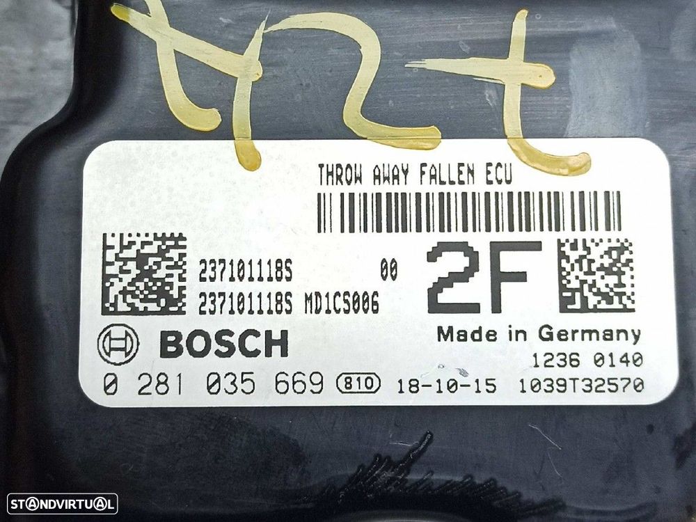 CENTRALINA DO MOTOR UCE DACIA SANDERO STEPWAY COMFORT - 5