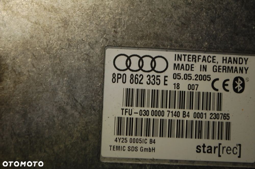 MODUŁ STEROWNIK BLUETOOTH 8P0862335E AUDI A3 8P SKODA VW SEAT - 3