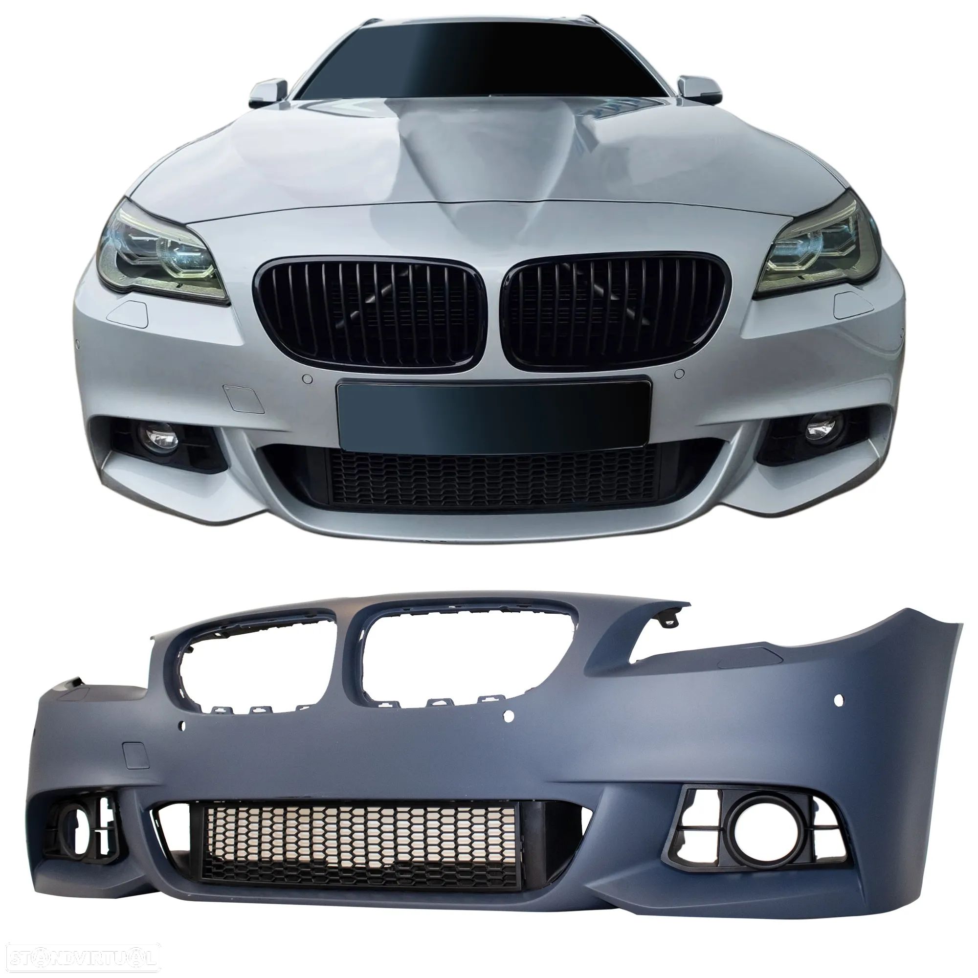 Para-choques Frontal em plástico para BMW F10 / F11 LCI 2013-2017 Pack M look - 1