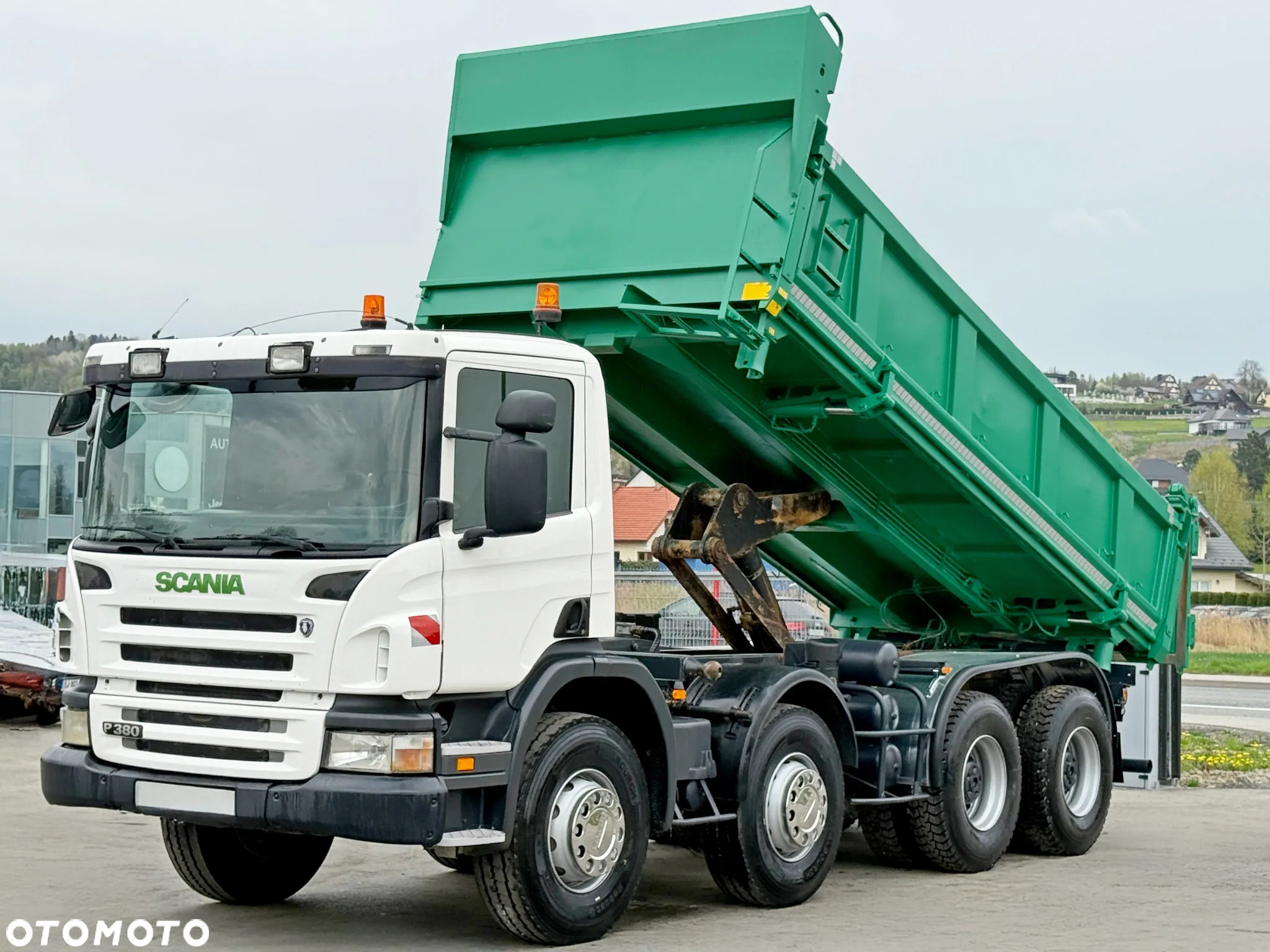 Scania P 380 * WYWROTKA 5,70 m + BORDMATIC * 8x4 * STAN BDB - 5